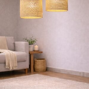 Par de Cestos em Palha de Carnaúba Pendente