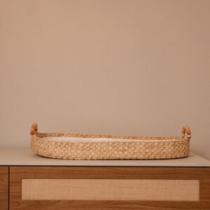 Trocador em Palha Pérola para Bebês