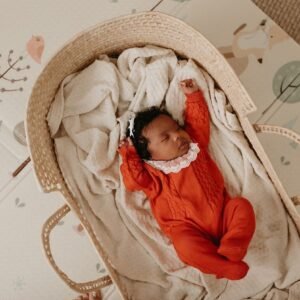 Berço Moisés em Palha Completo sem Suporte de Madeira