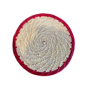 Sousplat Trançado Vermelho
