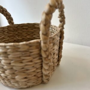 Cesto em Palha Natural Taboa 30x18
