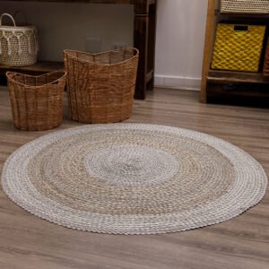 Tapete Palha Natural Boho Rustico 1,00