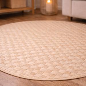 Tapete Boho Chic em Palha Natural Juci 1,50x150 Decoração